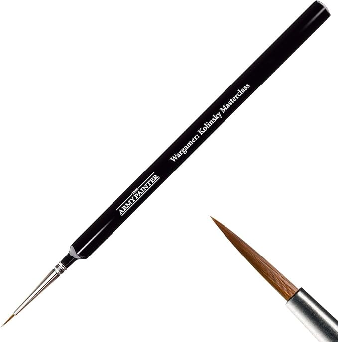 The Army Painter | Wargamer Kolinsky Sable Masterclass | Sable Brush | BR7017