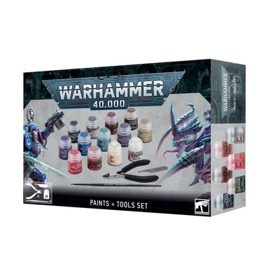 Games Workshop | W40k Warhammer 40000 | Paints and Tools Set | Citadel Paint Set