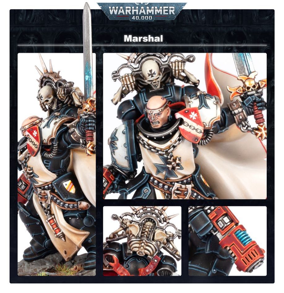 Warhammer 40,000 | Black Templars | Marshall | Plastic Character Box