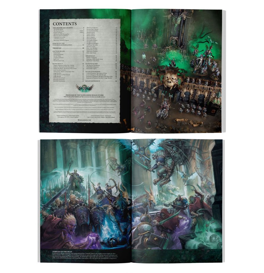 Age of Sigmar | Death Battletome | Ossiarch Bonereapers | Hardback Sourcebook