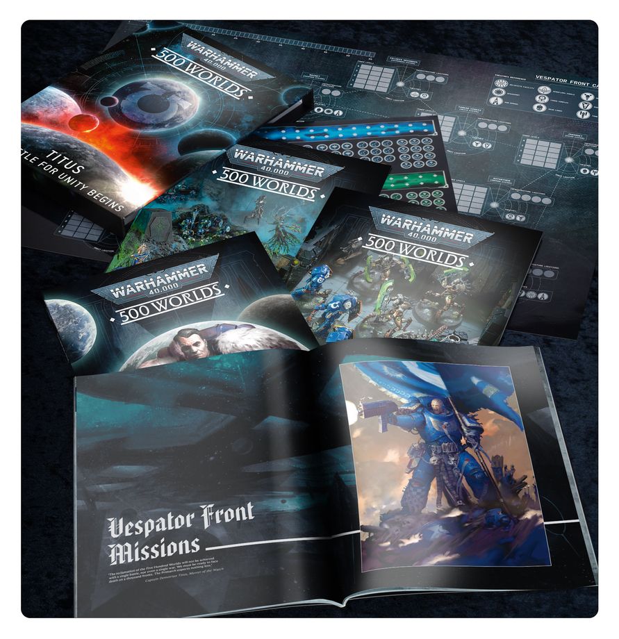 Warhammer 40,000 | 500 Worlds | Titus - The Battle for Unity Begin | Hardback Sourcebook