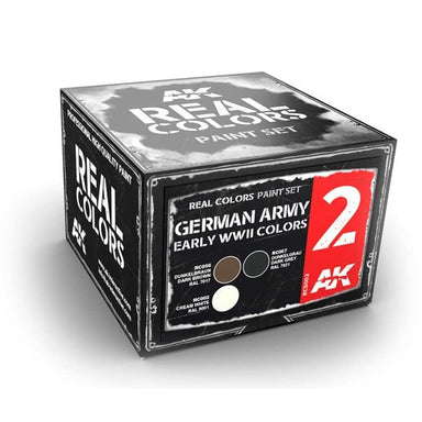 AK Interactive | German Army Early WWII Colours | 17ml Paint Set | Element Games | Miniature Kingdoms