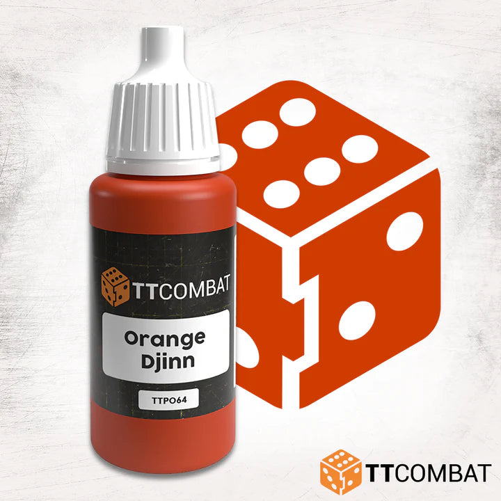 TTCombat | Orange Djinn | 17ml Individual Paint | TTCombat | Miniature Kingdoms