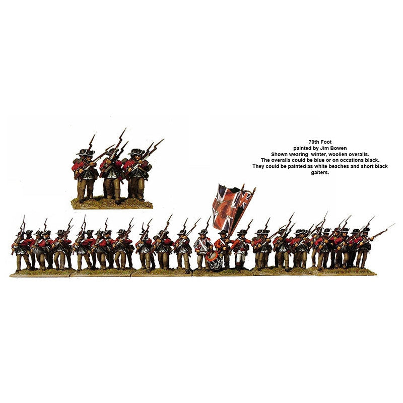 Perry Miniatures | AWI British Infantry 1775-1783 | 28mm Plastic Unit | North Star Games | Miniature Kingdoms