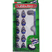 Subbuteo | White and Blue Stripes Team | University Games | Miniature Kingdoms