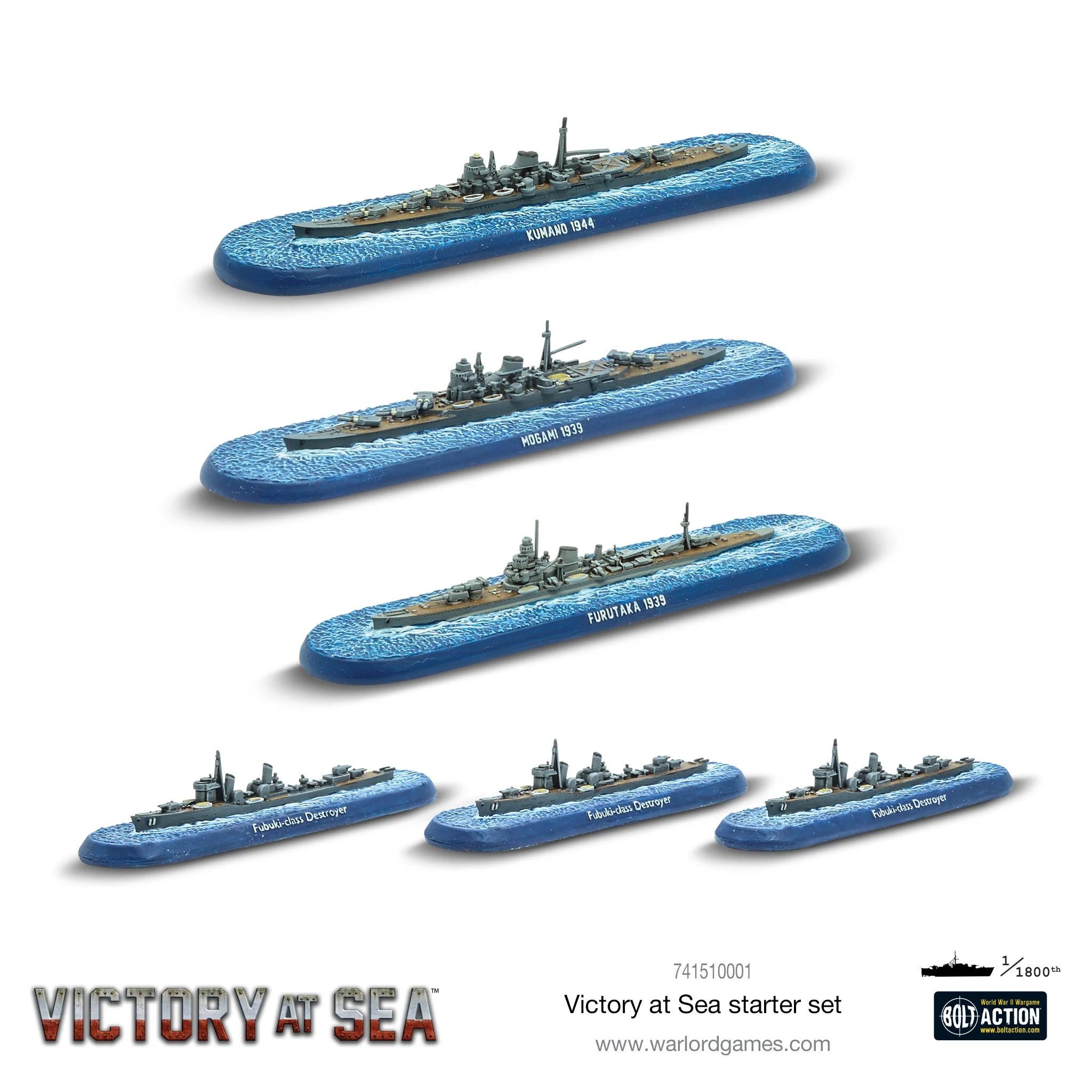 Victory At Sea | Battle For The Pacific | 1/1800th Resin Starter