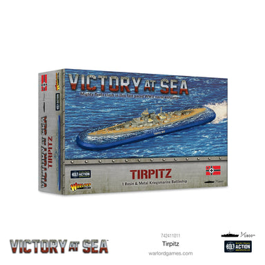 Victory At Sea | Tirpitz German Battleship | 1/1800th Resin Unit