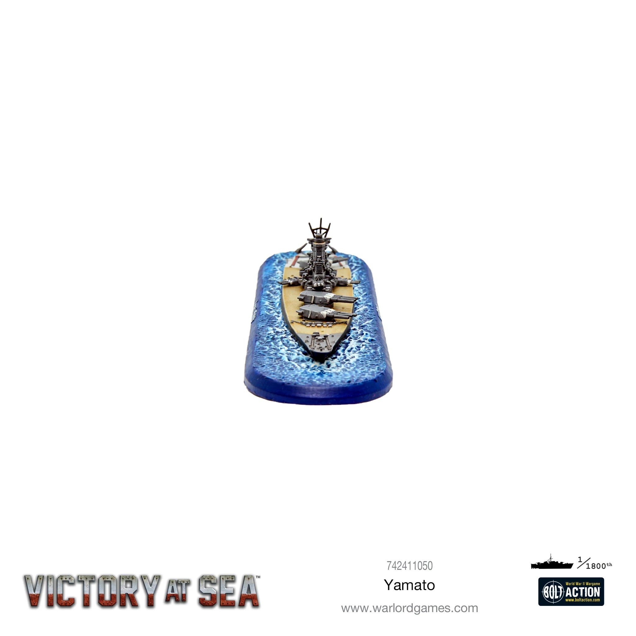 Victory At Sea | Yamato Japanese Battleship | 1/1800th Resin Unit