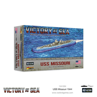 Victory At Sea | USS Missouri US Navy Battleship | 1/1800th Resin Unit