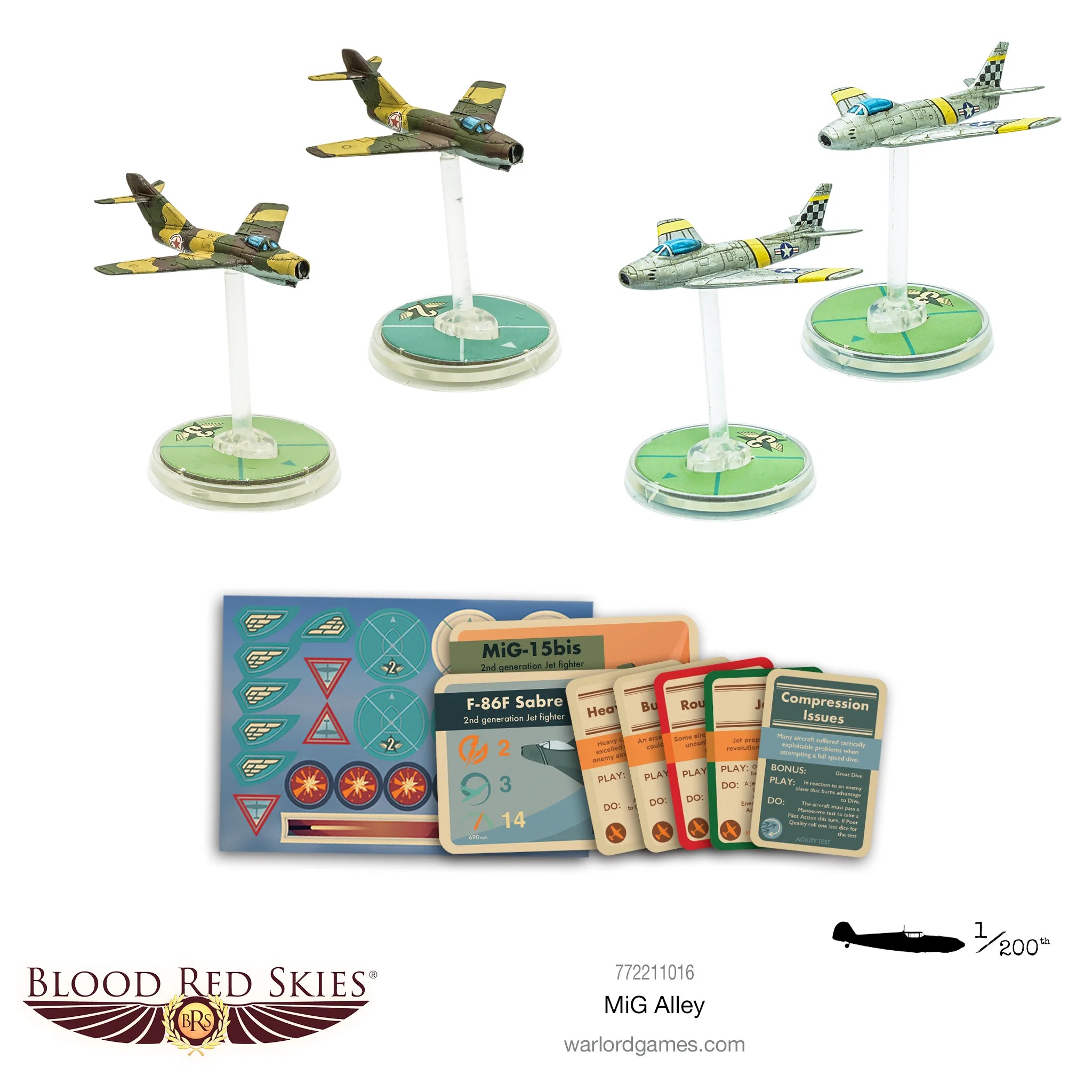 Blood Red Skies | Mig Alley | 1/200th Resin Unit