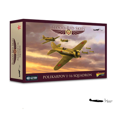 Blood Red Skies | Polikarpov I-16 Squadron | 1/200th Resin Unit