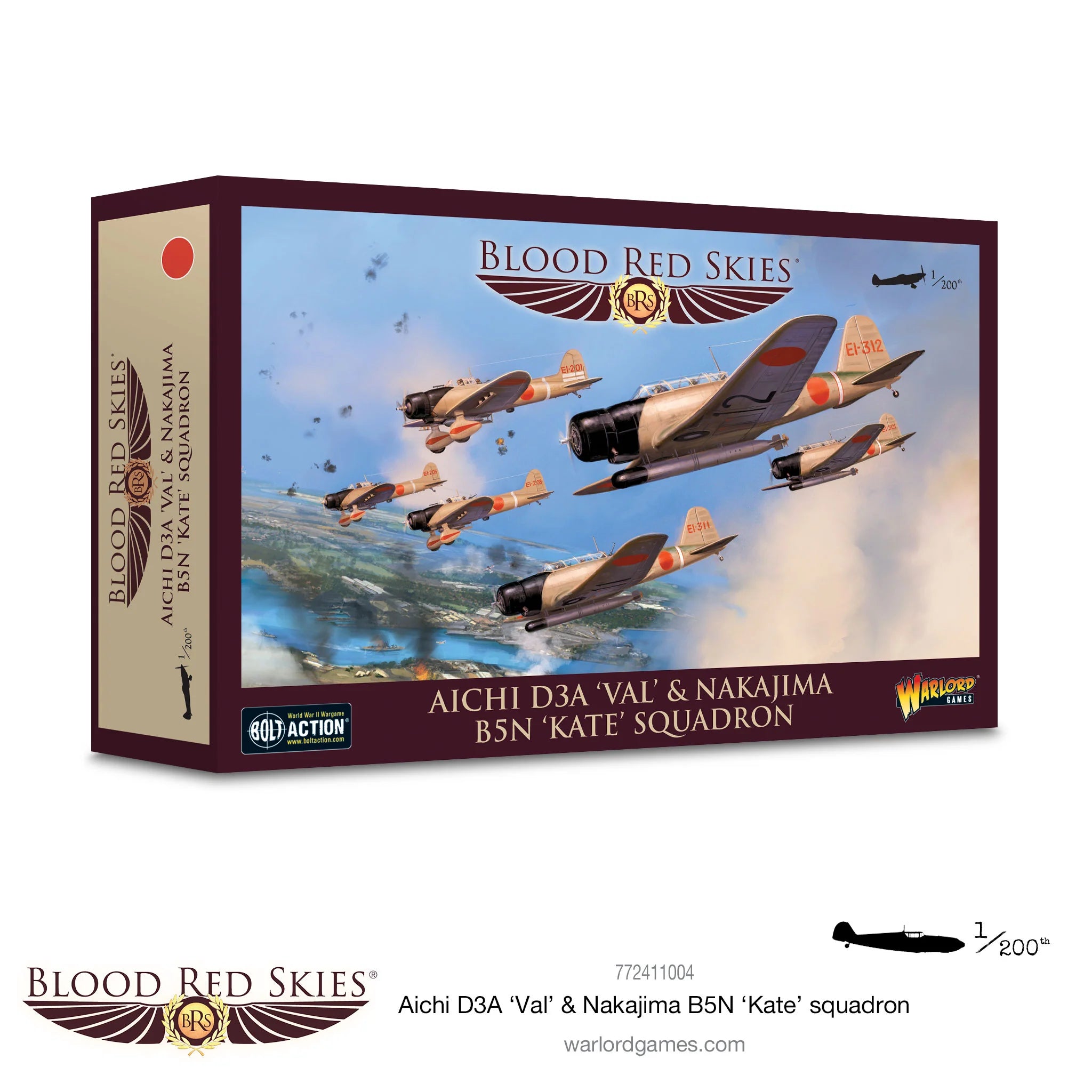 Blood Red Skies | Aichi D3A Val & Nakajima B5N Kate Squadron | 1/200th Resin Unit