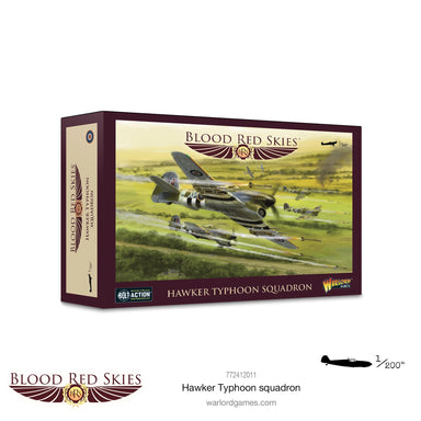 Blood Red Skies | Hawker Typhoon Squadron | 1/200th Resin Unit