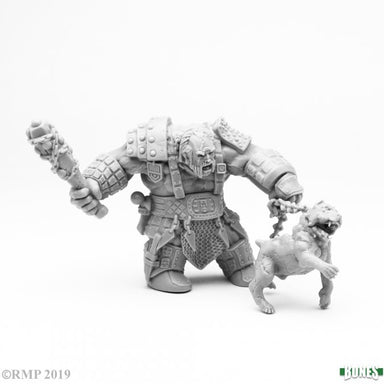 Reaper | Fire Giant w/Hound Reaper Bones | 28mm Plastic Blister Pack | 77457