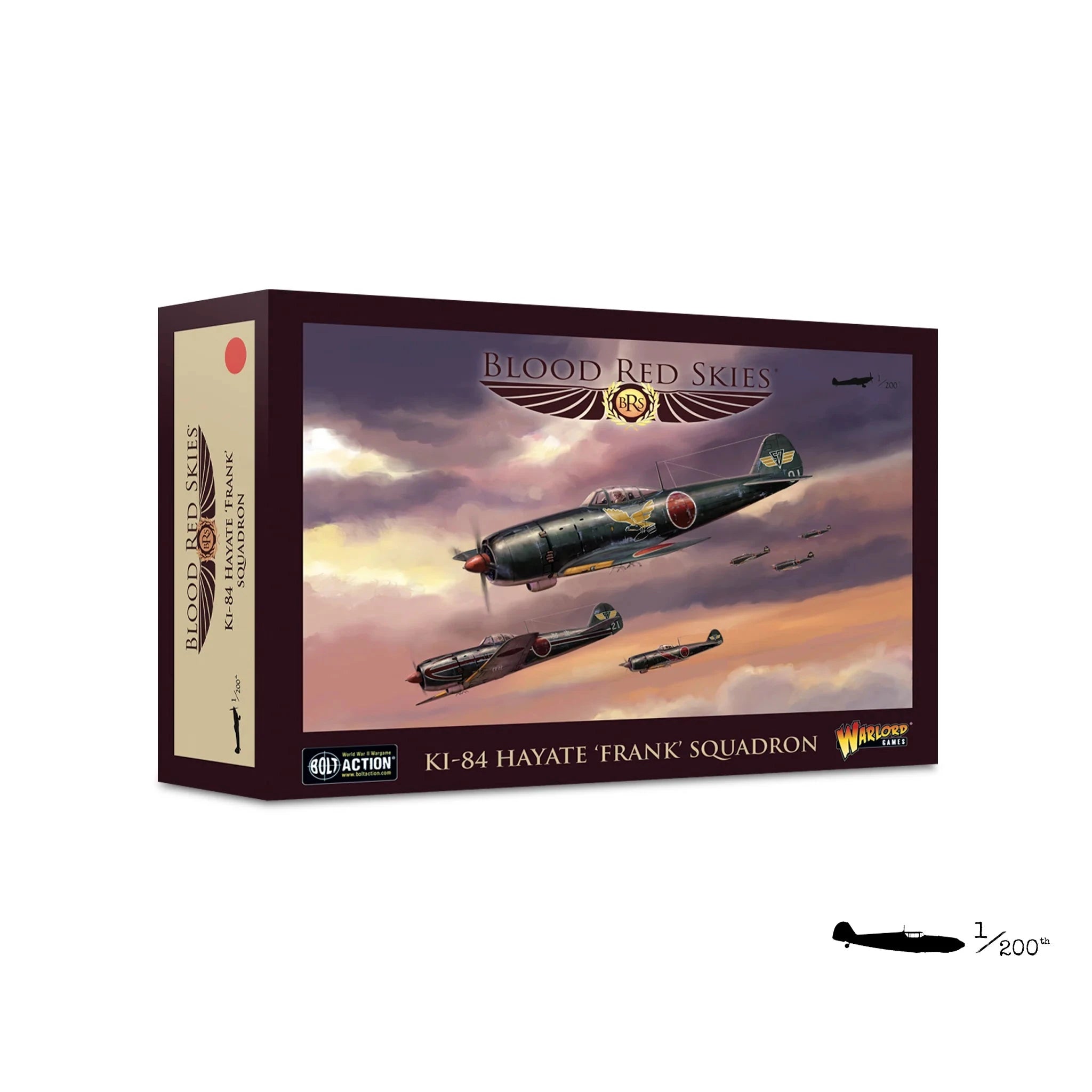 Blood Red Skies | KI-84 Hayate Frank Squadron | 1/200th Resin Unit