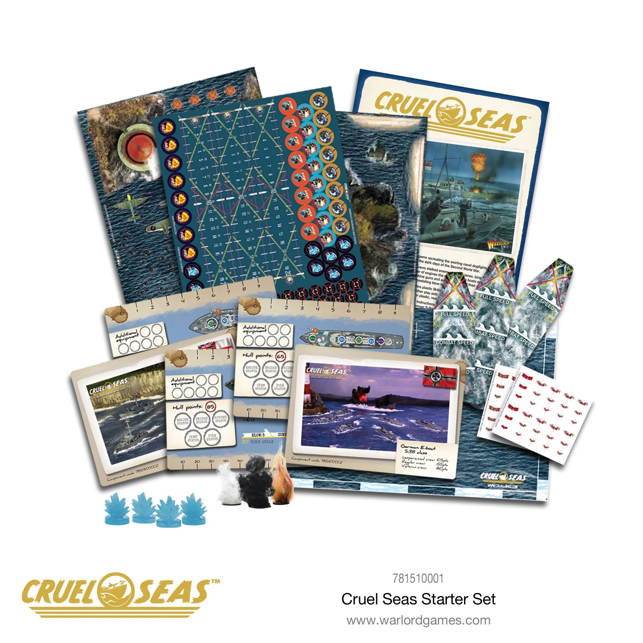 Cruel Seas | Strike Fast, Strike Hard | 1/300th Resin Starter