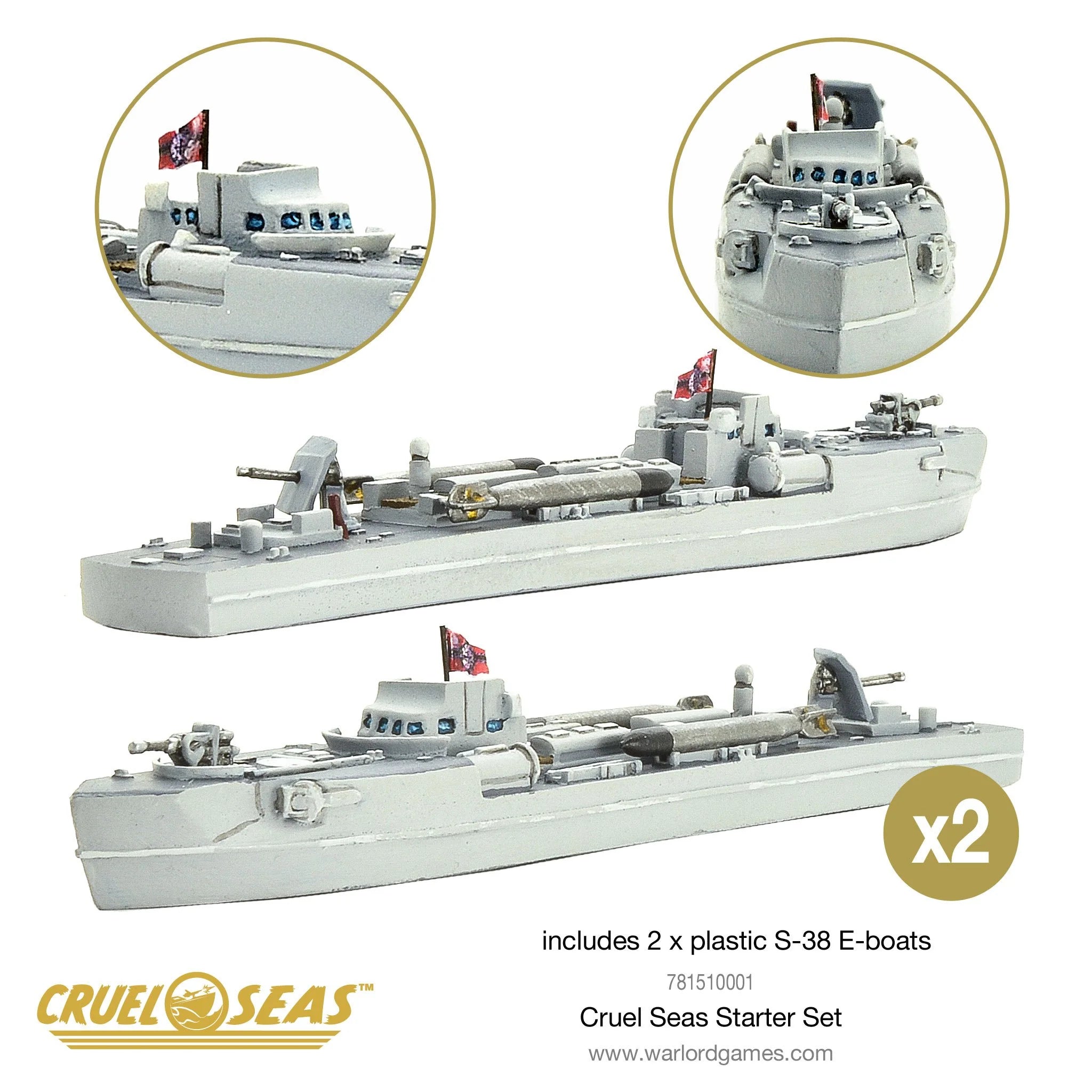 Cruel Seas | Strike Fast, Strike Hard | 1/300th Resin Starter