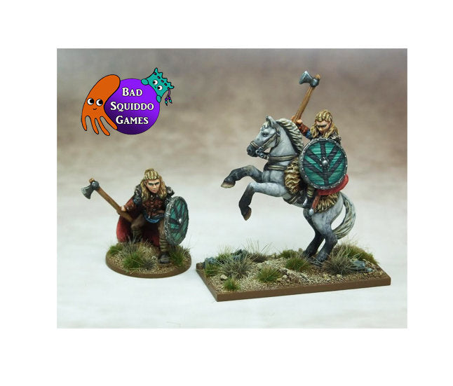 Shieldmaidens | Jarl Lathgertha | 28mm Metal Blister Pack