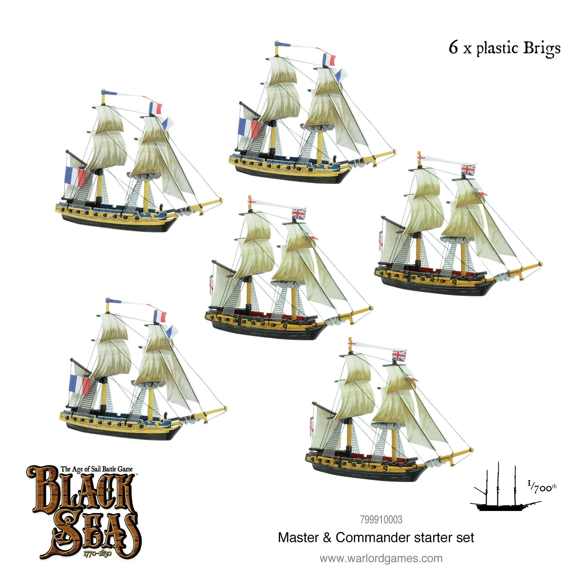 Black Seas | Master and Commander | 1/700th Resin Starter