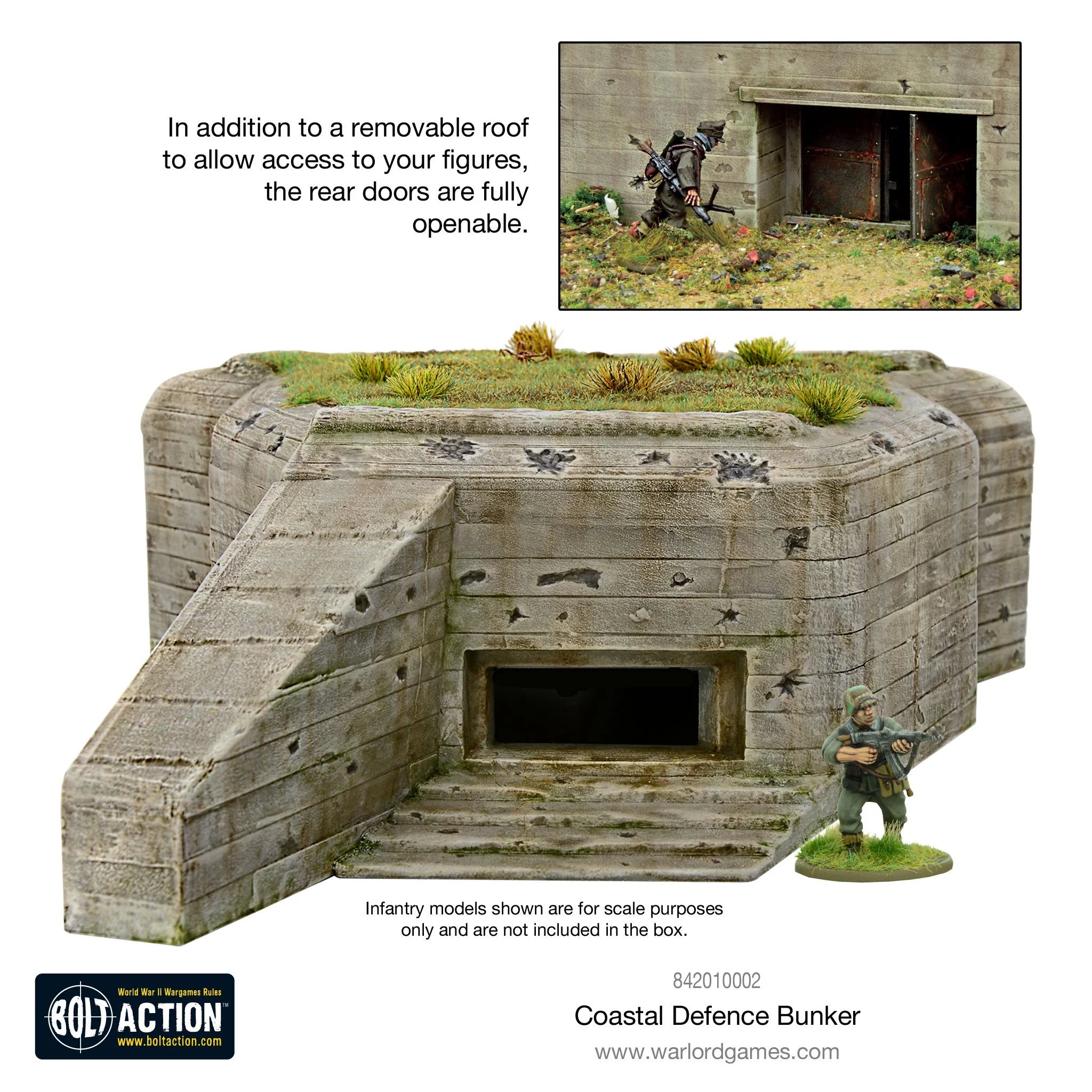 Bolt Action | Coastal Defence Bunker | 28mm Plastic Terrain