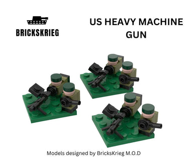 Brickskrieg | US | HMG Unit | 1/100 Scale Blocks Bag Pack