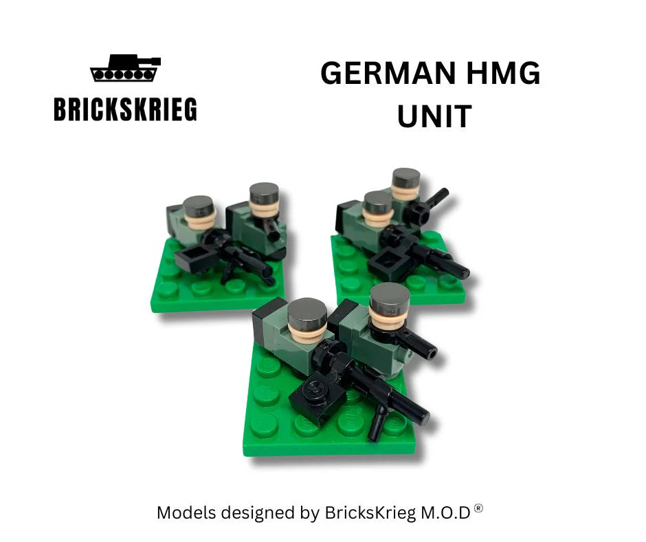Brickskrieg | German | Motorised Infantry Box Set | 1/100 Scale Blocks Unit
