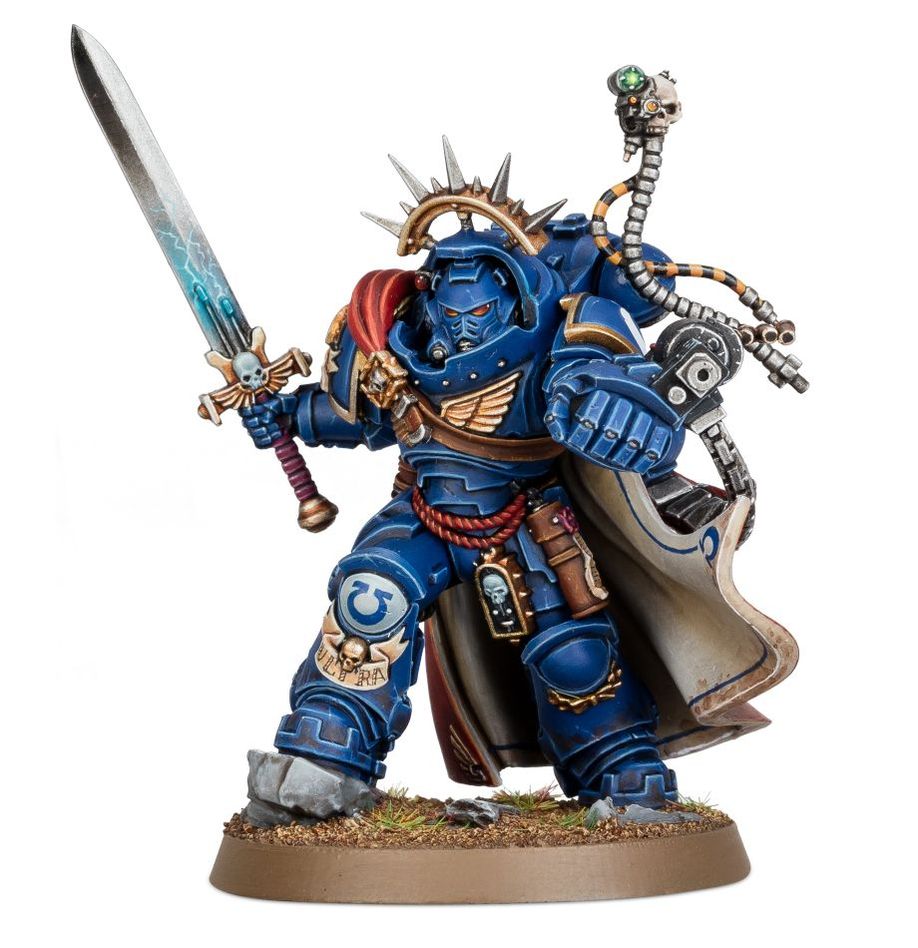 Warhammer 40,000 | Space Marines | Captain in Gravis Armour | Plastic Character Blister