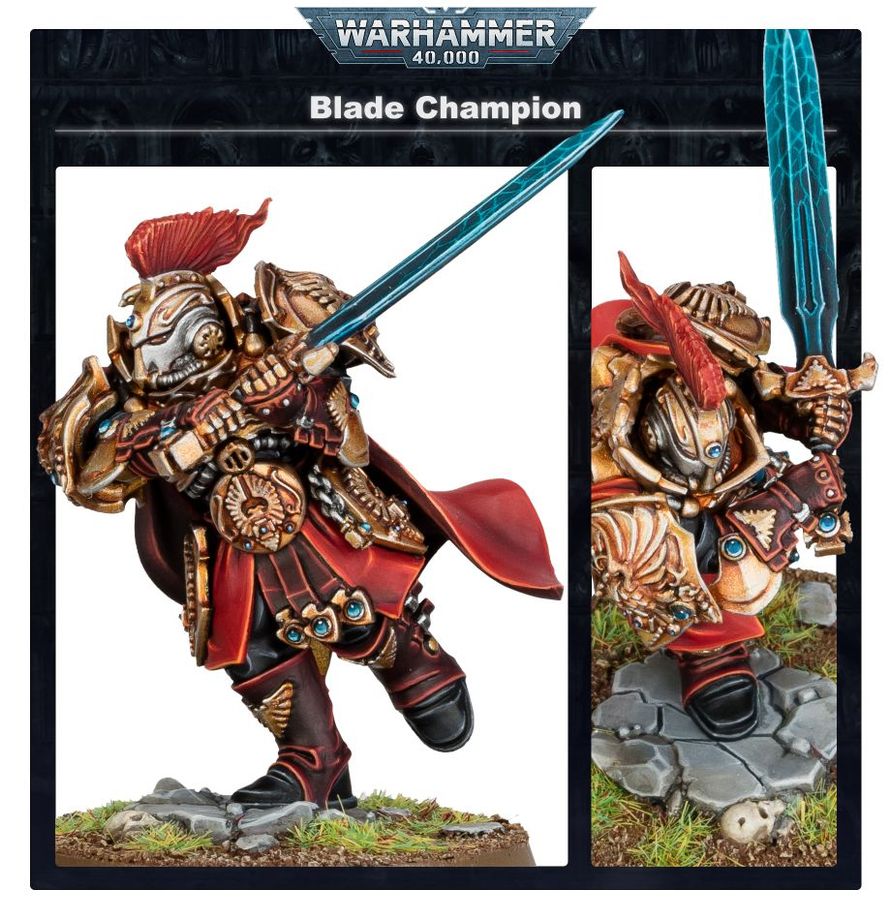 Warhammer 40,000 | Space Marines | Adeptus Custodes | Blade Captain | Plastic Character Blister