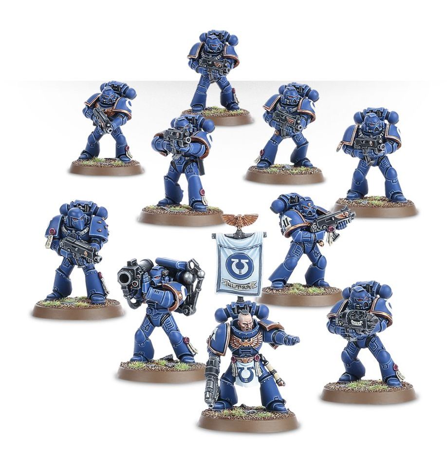 Warhammer 40,000 | Space Marines | Tactical Squad | Plastic Unit Box