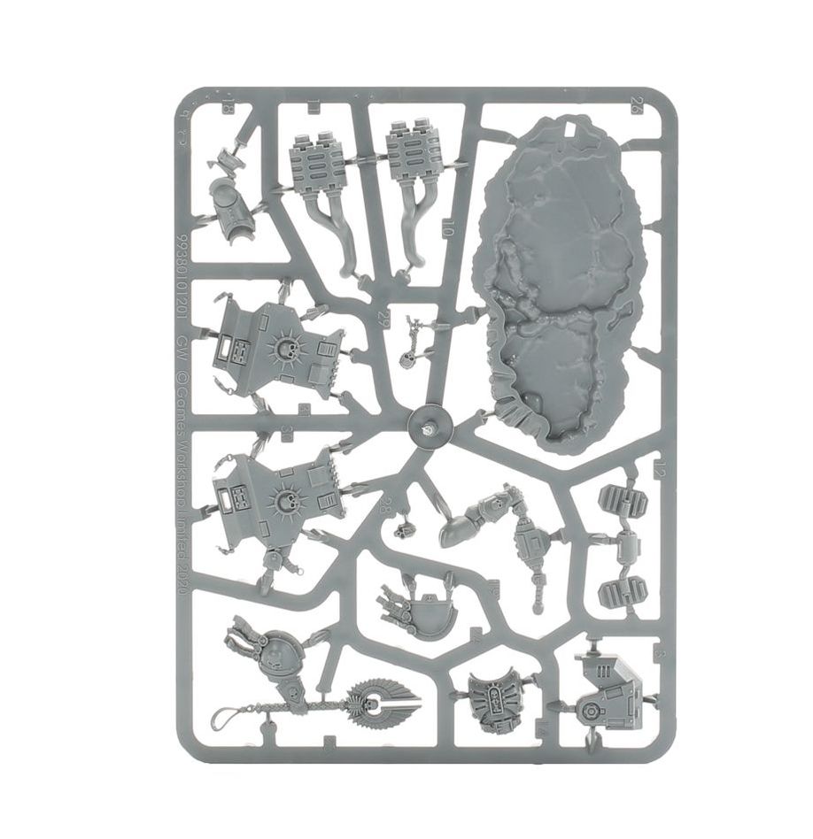 Warhammer 40,000 | Space Marines | Chaplain on Bike | Plastic Character Box