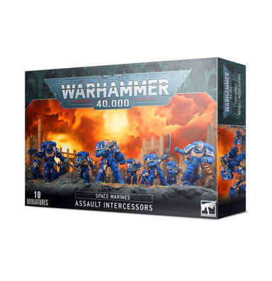 Warhammer 40,000 | Space Marines | Assault Intercessors | Plastic Unit Box