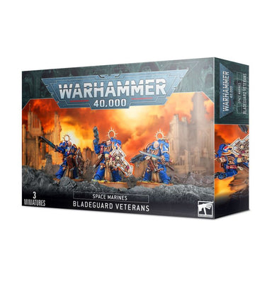 Games Workshop | W40k Warhammer 40000 | Space Marines | Bladeguard Veterans | Plastic Unit Box