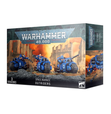 Warhammer 40,000 | Space Marines | Outriders | Plastic Unit Box