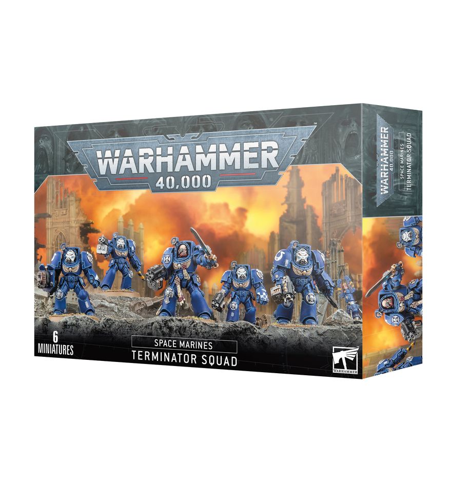 Warhammer 40,000 | Space Marines | Terminator Squad | Plastic Unit Box