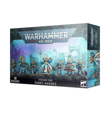 Games Workshop | W40k Warhammer 40000 | Thousand Sons | Rubric Marines | Plastic Unit Box