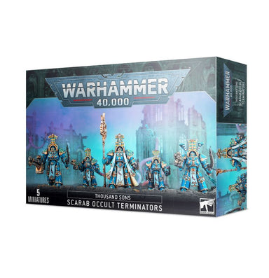 Warhammer 40,000 | Thousand Sons | Scarab Occult Terminators | Plastic Unit Box