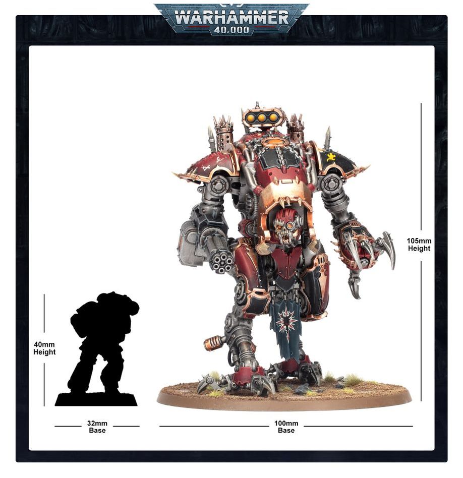 Warhammer 40,000 | Chaos Space Marines | War Dogs | Plastic Unit Box