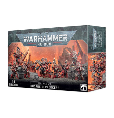 Games Workshop | W40k Warhammer 40000 | World Eaters | Khorne Berzerkers | Plastic Unit Box