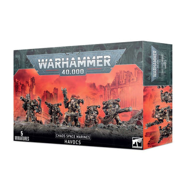 Warhammer 40,000 | Chaos Space Marines | Havoc Squad | Plastic Unit Box