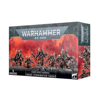 Games Workshop | W40k Warhammer 40000 | Chaos Space Marines | Terminators | Plastic Unit Box