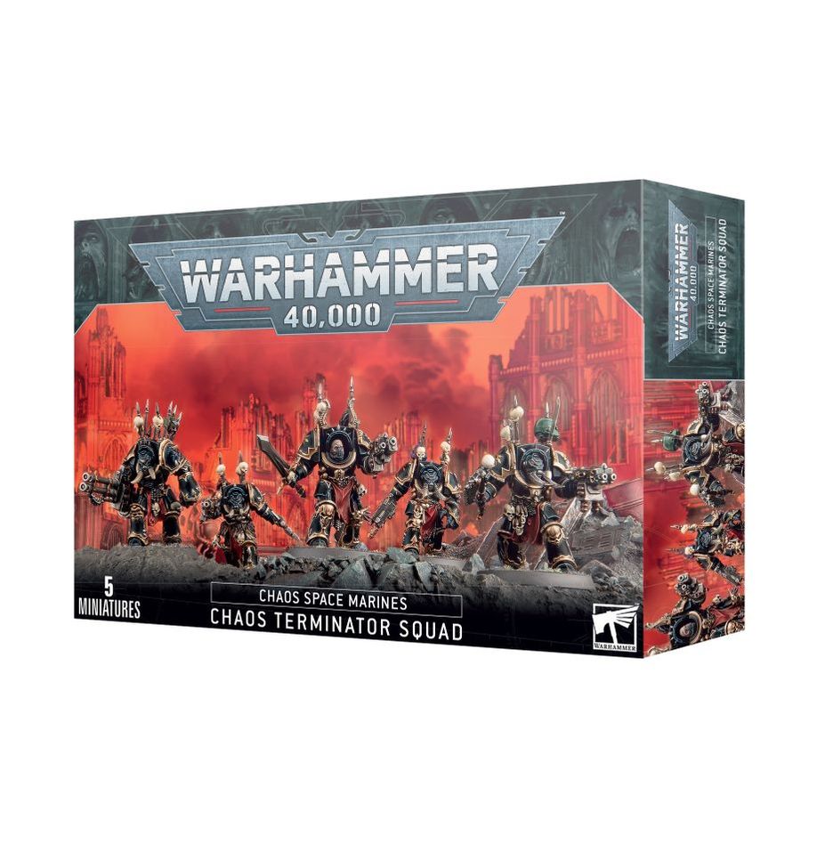 Games Workshop | W40k Warhammer 40000 | Chaos Space Marines | Terminators | Plastic Unit Box