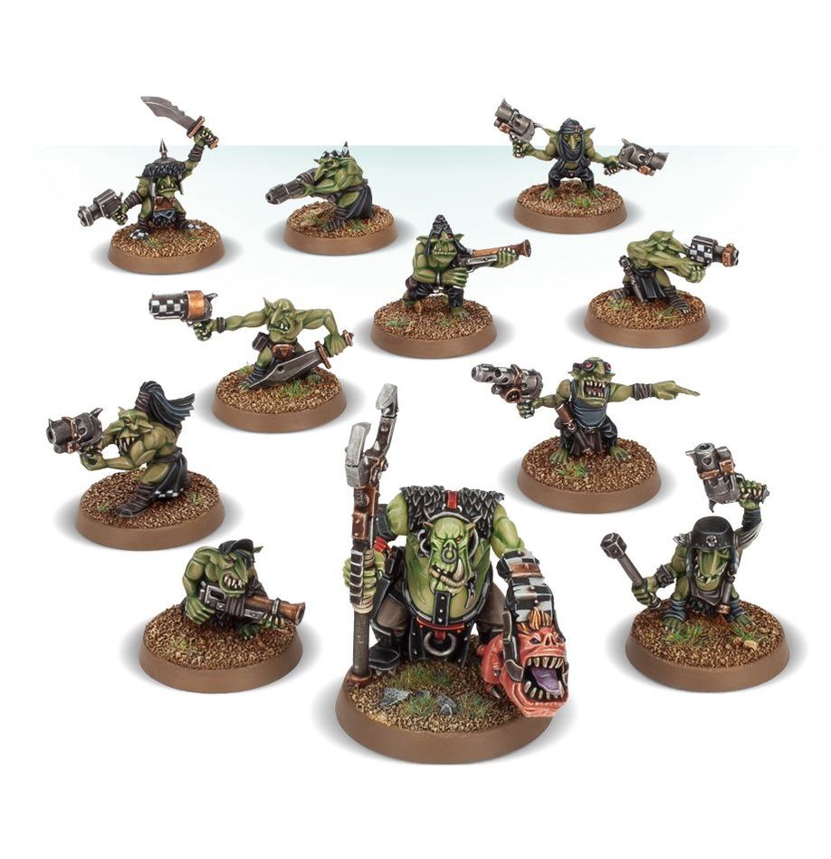 Games Workshop | W40k Warhammer 40000 | Orks | Runtherd and Gretchin| Plastic Unit Box