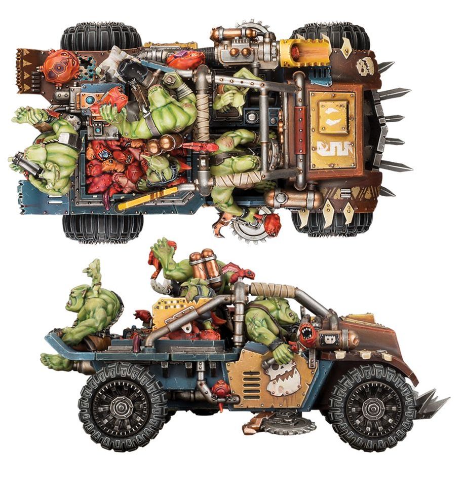 Warhammer 40,000 | Orks | Rukkatrukk Squigbuggy | Plastic Vehicle Box