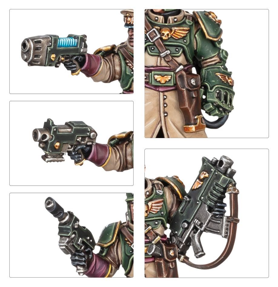 Warhammer 40,000 | Astra Militarum | Cadian Castellan | Plastic Character Box