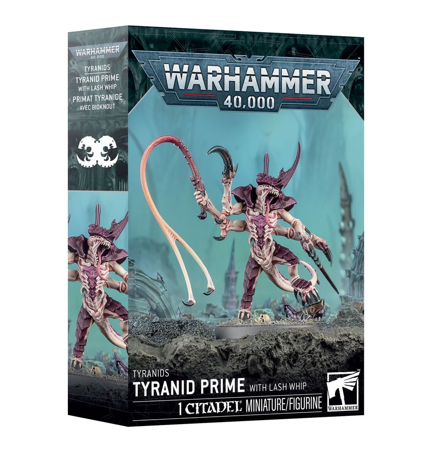 Warhammer 40,000 | Tyranids | Tyranid Prime with Lash Whip | Plastic Unit Box