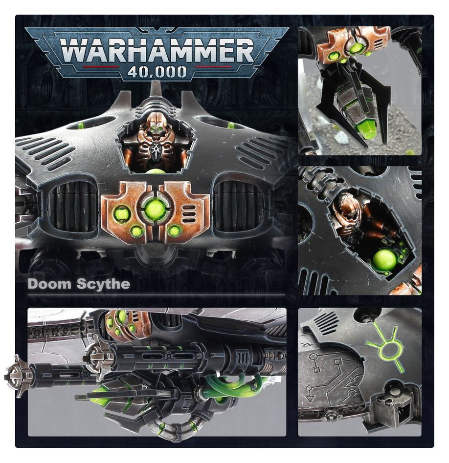 Warhammer 40,000 | Nercons | Doom Scythe | Plastic Vehicle Box