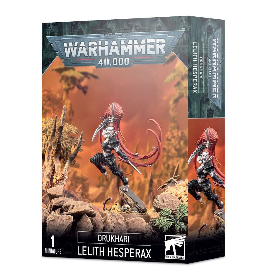 Warhammer 40,000 | Drukhari | Lelith Hesperax | Plastic Character Box
