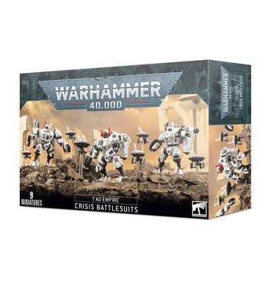 Warhammer 40,000 | T'au Empire | Crisis Battle Suits | Plastic Unit Box