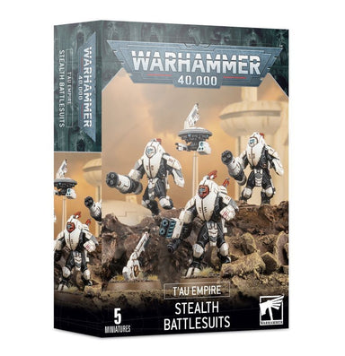 Games Workshop | W40k Warhammer 40000 | T'au Empire | Stealth Battlesuit | Plastic Unit Box