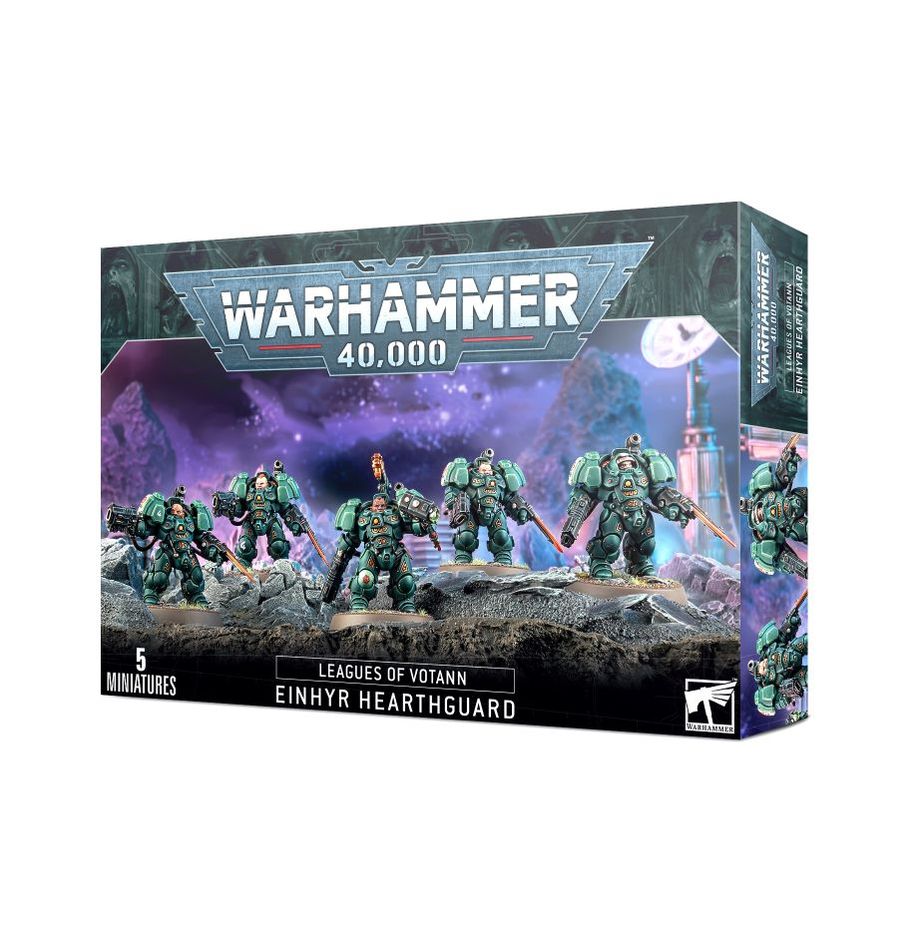 Warhammer 40,000 | Leagues of Votann | Einhyr Hearthguard | Plastic Unit Box